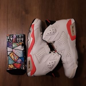 Air Jordan White infrared 6s sz 9.5